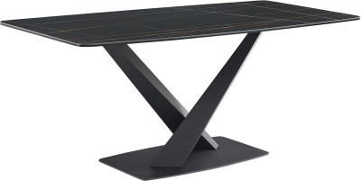 Стол ESF DT2017-180BLACKceramic