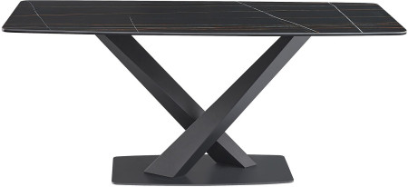 Стол ESF DT2017-180BLACKceramic
