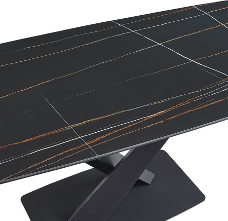 Стол ESF DT2017-180BLACKceramic