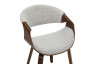 Стул ESF JY1829-7sbeige/walnut