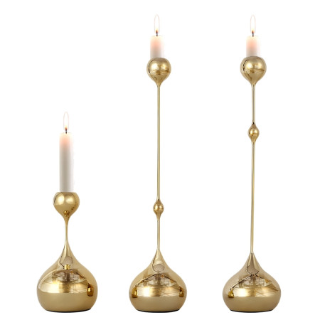 Подсвечник ArtHomeDecor DROP 6916 M Gold