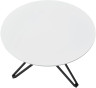 Стол ESF DT-62white/black(d110)