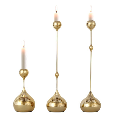 Подсвечник ArtHomeDecor DROP 6916 S Gold