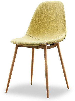 Стул ESF DC-350 3052-7 yellow/wood