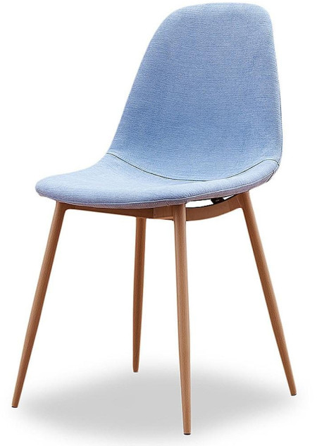 Стул ESF DC-350 3052-4 blue/wood