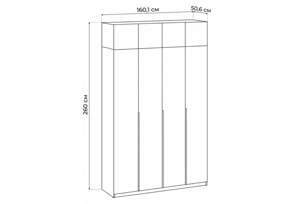 Шкаф Woodville Даиго 676151