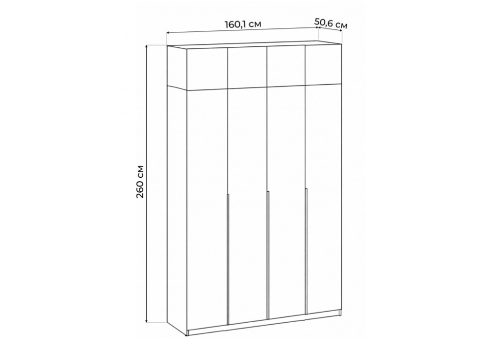 Шкаф Woodville Даиго 676152