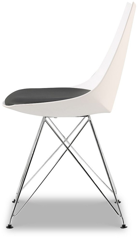 Стул ESF PM062G white/black