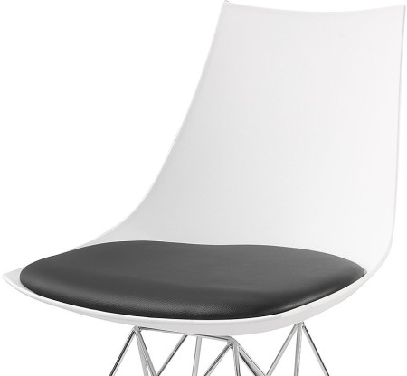 Стул ESF PM062G white/black