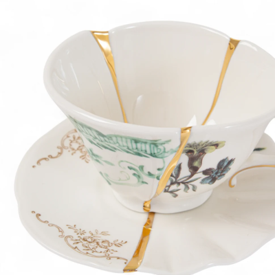 Чайная пара Seletti Kintsugi 9649