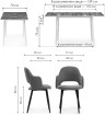 Обеденная группа Woodville Морита 517218
