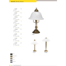 Настольная лампа Berliner Messinglampen V1-50opB
