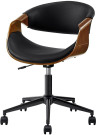 Кресло ESF JY1829-3black/walnut/blac