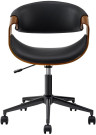Кресло ESF JY1829-3black/walnut/blac