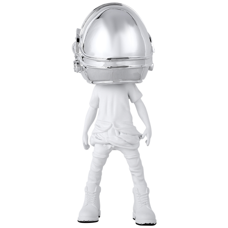Статуэтка настольная ArtHomeDecor STAR TRAVELER 6840 SILVER & WHITE