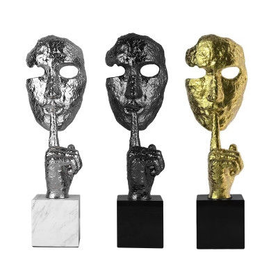 Статуэтка настольная ArtHomeDecor TOP SECRET 7403 GOLD & BLACK