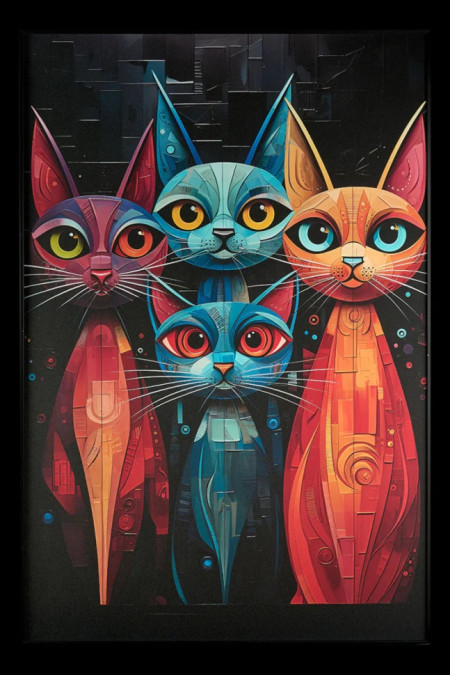 Картина Teona Decor Cats TD194