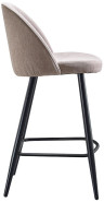 Стул полубарный ESF ПБАР373B beige/black