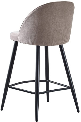 Стул полубарный ESF ПБАР373B beige/black