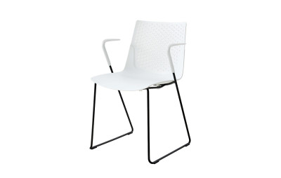 Стул ESF FX-05FN white/black