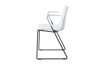 Стул ESF FX-05FN white/black