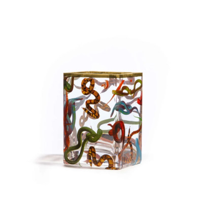 Ваза Seletti Toiletpaper Glass Vase 14121