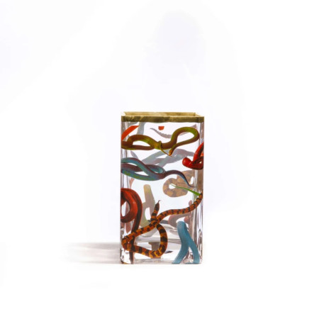 Ваза Seletti Toiletpaper Glass Vase 14121
