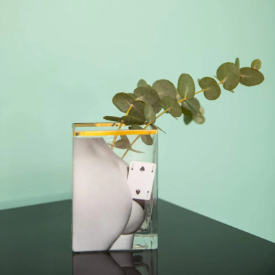 Ваза Seletti Toiletpaper Glass Vase 14122