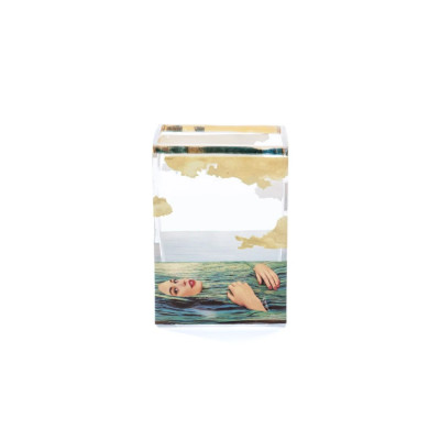 Ваза Seletti Toiletpaper Glass Vase 14124