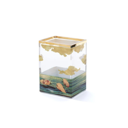 Ваза Seletti Toiletpaper Glass Vase 14124