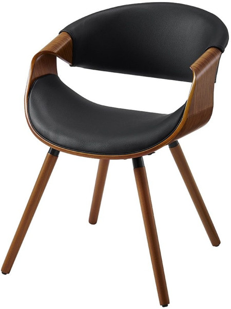 Стул ESF JY1829black/walnut