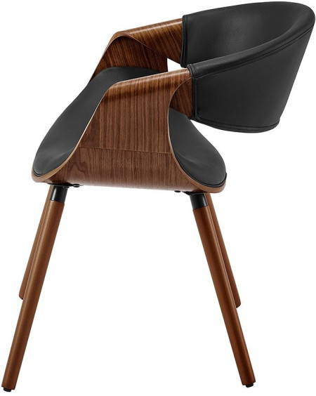 Стул ESF JY1829black/walnut