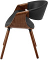 Стул ESF JY1829black/walnut