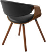 Стул ESF JY1829black/walnut
