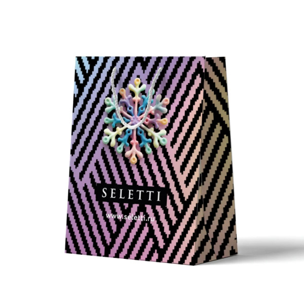 Подарочный пакет Seletti Paper Bag Gift Bag NY 40x30