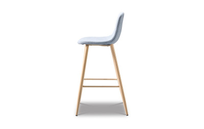 Стул барный ESF DC350B blue/wood 3052-4