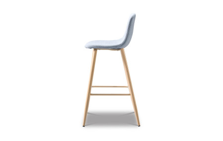 Стул барный ESF DC350B blue/wood 3052-4