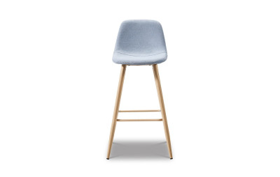 Стул барный ESF DC350B blue/wood 3052-4