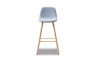 Стул барный ESF DC350B blue/wood 3052-4
