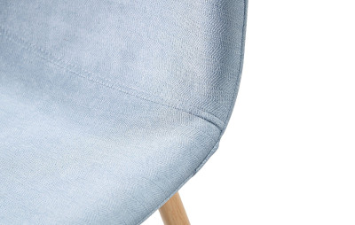 Стул барный ESF DC350B blue/wood 3052-4