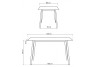 Кухонный стол Woodville Rion 15907