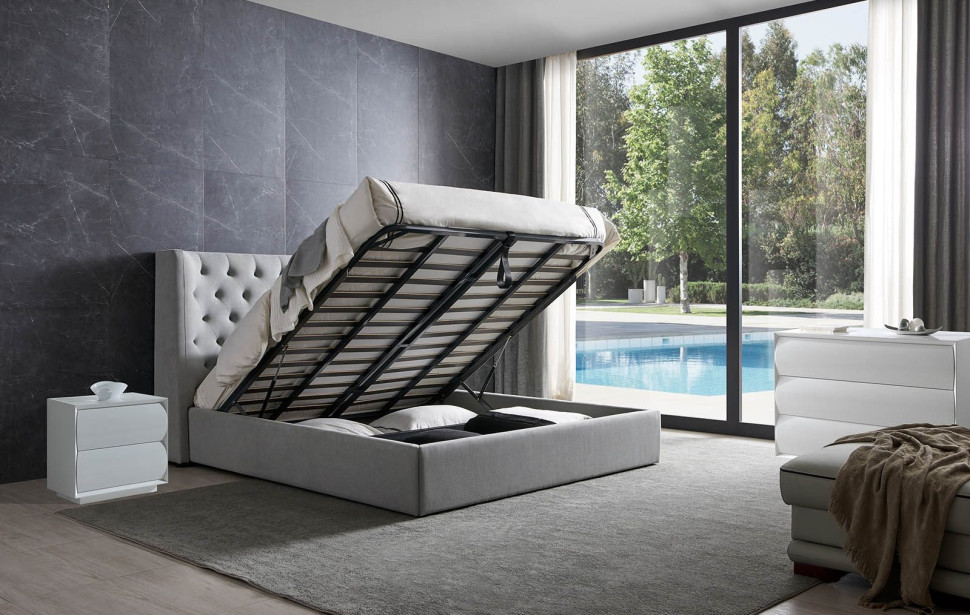 Кровать ESF GC1726 160GREY STORAGE