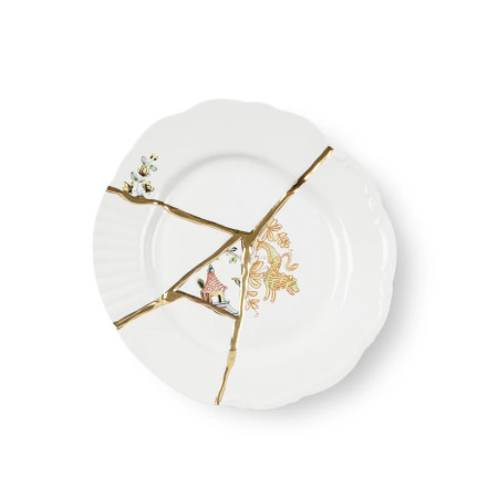 Десертная тарелка Seletti Kintsugi 9602