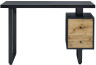 Стол с полкой ESF ACCO FSD1946 black