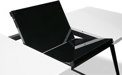 Стол ESF DT-93 black/white