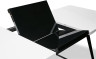 Стол ESF DT-93 black/white