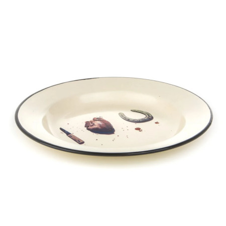 Тарелка Seletti Toiletpaper Enamel 16837