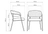 Обеденный стул Woodville Kamelia 15909
