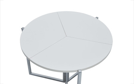 Стол ESF B2389 D90-White
