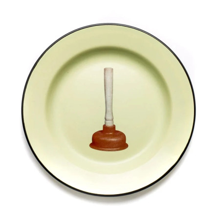Тарелка Seletti Toiletpaper Enamel 16839